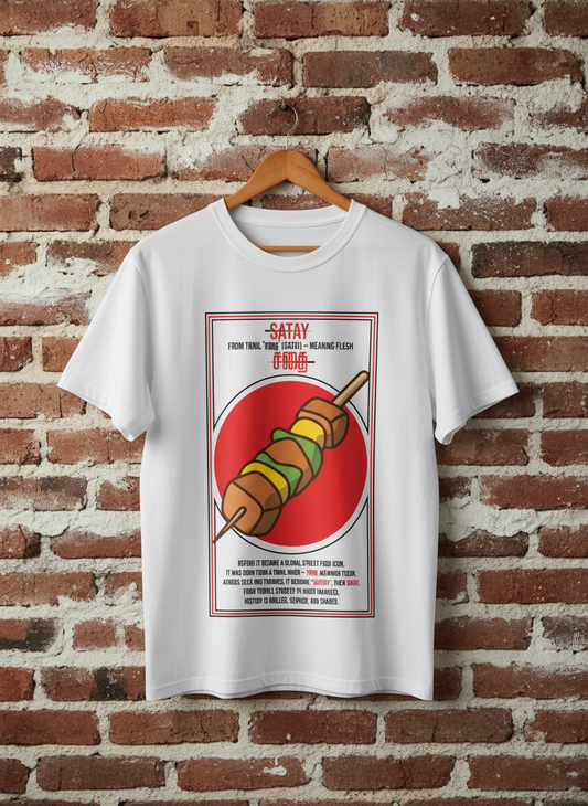 SATAY — From Tamil சதை (Catai)